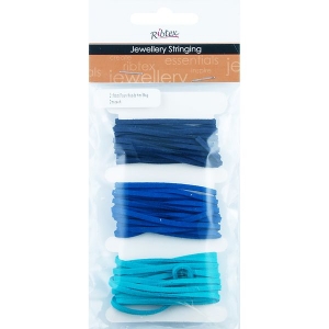 Faux Suede Thonging 2.5mm Blue x 6m